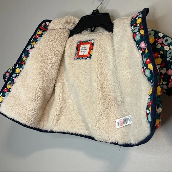 Baby Boden Floral Puffer Jacket - Multicolor - Picture 5 of 6